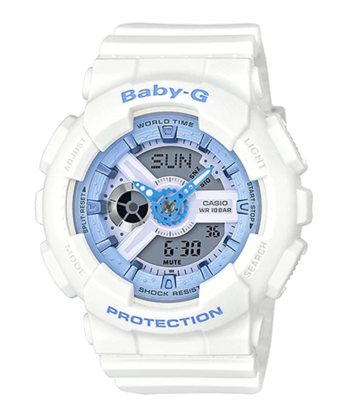  [Pin Miễn Phí Trọn Đời] BA-110BE-7A - Đồng hồ Casio Baby-G - Tem Vàng Chống Giả 