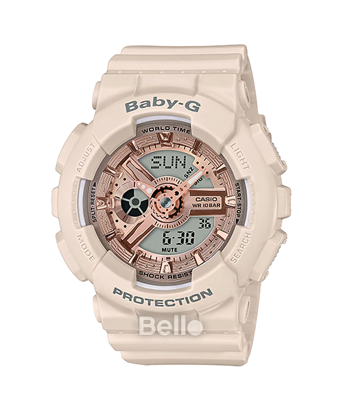  [Pin Miễn Phí Trọn Đời] BA-110CP-4A - Đồng hồ Casio Baby-G - Tem Vàng Chống Giả 