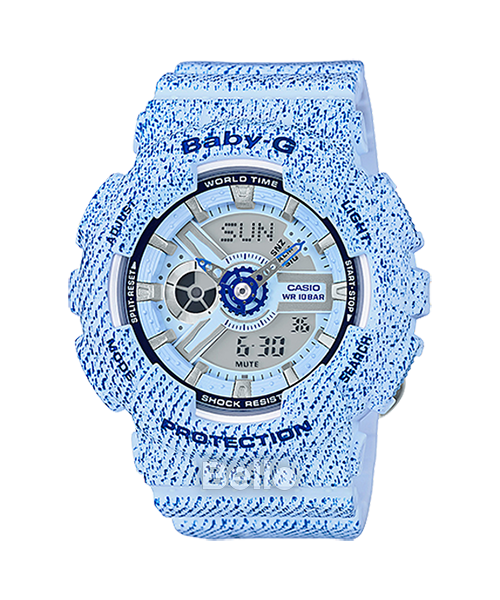  [Pin Miễn Phí Trọn Đời] BA-110DC-2A3 - Đồng hồ Casio Baby-G - Tem Vàng Chống Giả 