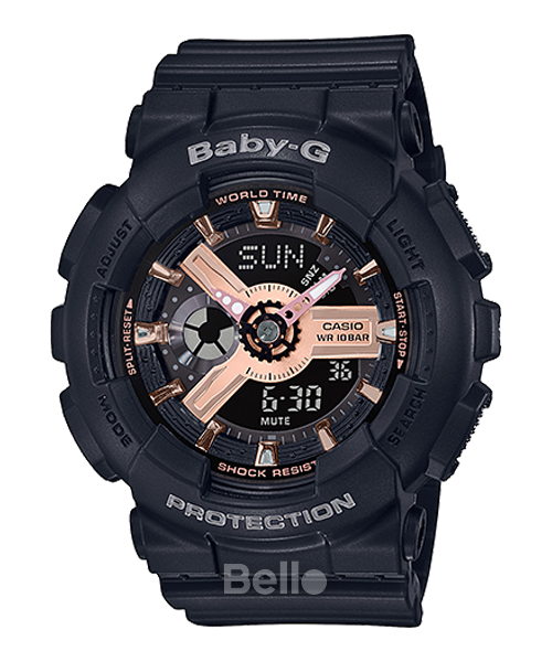  [Pin Miễn Phí Trọn Đời] BA-110RG-1A - Đồng hồ Casio Baby-G - Tem Vàng Chống Giả 