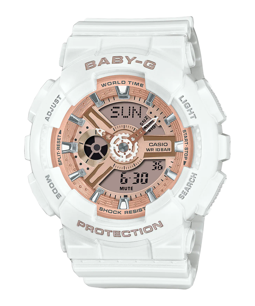  [Pin Miễn Phí Trọn Đời] BA-110X-7A1DR - Đồng hồ Casio Baby-G - Tem Vàng Chống Giả 