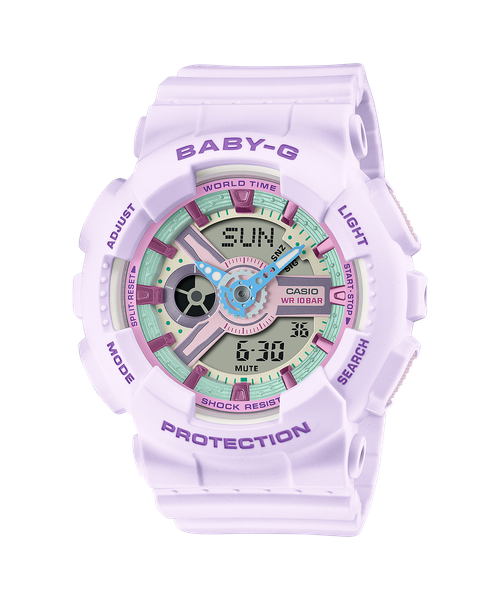  Casio Baby-G BA-110XPM-6ADR - Uy tín từ 2009, Tem vàng chống giả, Bảo hành 5 năm, Pin miễn phí trọn đời 