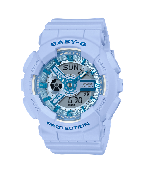  Casio Baby-G BA-110YK-2ADR - Uy tín từ 2009, Tem vàng chống giả, Bảo hành 5 năm, Pin miễn phí trọn đời 