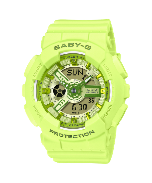  Casio Baby-G BA-110YK-3ADR - Uy tín từ 2009, Tem vàng chống giả, Bảo hành 5 năm, Pin miễn phí trọn đời 