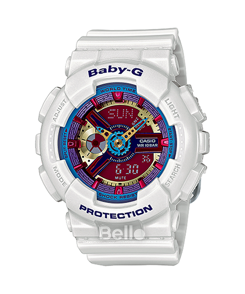  [Pin Miễn Phí Trọn Đời] BA-112-7A - Đồng hồ Casio Baby-G - Tem Vàng Chống Giả 