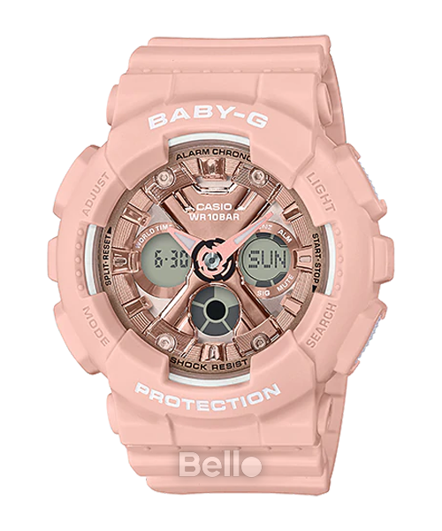  [Pin Miễn Phí Trọn Đời] BA-130-4A - Đồng hồ Casio Baby-G - Tem Vàng Chống Giả 