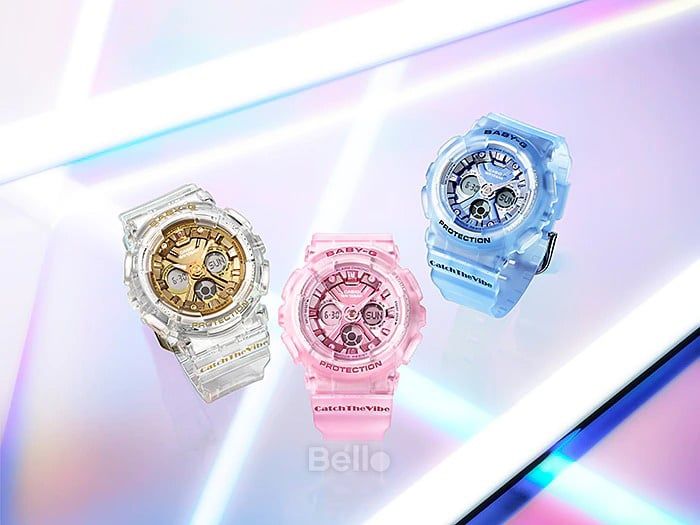  [Pin Miễn Phí Trọn Đời] BA-130CV-4A - Đồng hồ Casio Baby-G - Tem Vàng Chống Giả 