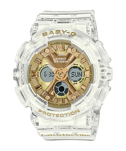  [Pin Miễn Phí Trọn Đời] BA-130CVG-7A - Đồng hồ Casio Baby-G - Tem Vàng Chống Giả 