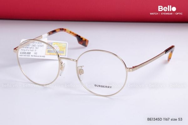 Gọng Kính Burberry BE1345D 1167 Size 53 chính hãng GIÁ TỐT LIÊN HỆ 0948.74.5959 (Mrs.Hà) 