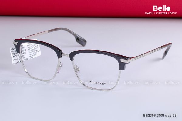  Gọng Kính Burberry BE2359 3001 Size 53 chính hãng GIÁ TỐT LIÊN HỆ 0948.74.5959 (Mrs.Hà) 