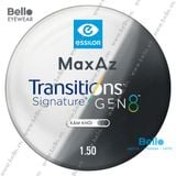  Tròng Kính Đổi Màu Essilor Transitions Signature Gen 8 Xám Khói Grey 