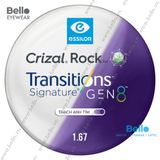  Tròng Kính Đổi Màu Essilor Transitions Gen 8 Thạch Anh Tím Amethyst Purple 