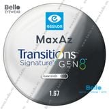  Tròng Kính Đổi Màu Essilor Transitions Signature Gen 8 Xám Khói Grey 
