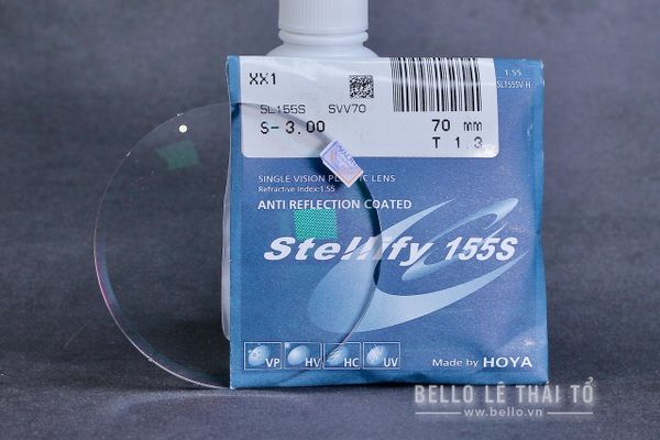  Tròng Kính Chống Tia UV Hoya Stellify 