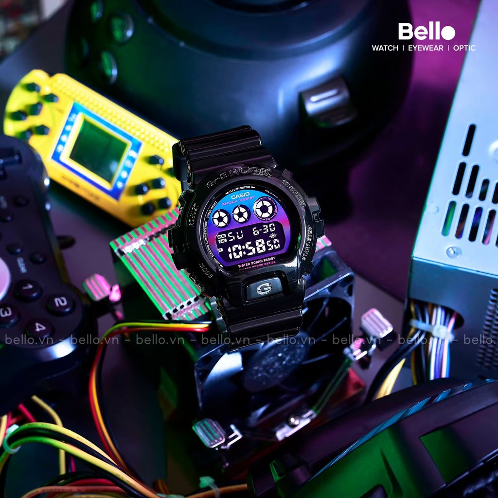  Casio G-Shock DW-6900RGB-1DR - Uy tín từ 2009, Tem vàng chống giả, Bảo hành 5 năm, Pin miễn phí trọn đời 