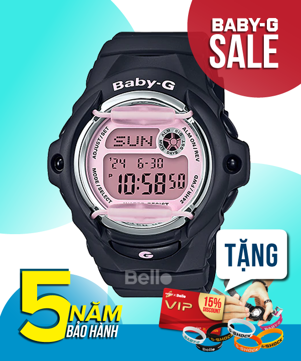  [Pin Miễn Phí Trọn Đời] BG-169M-1 - Đồng hồ Casio Baby-G - Tem Vàng Chống Giả 