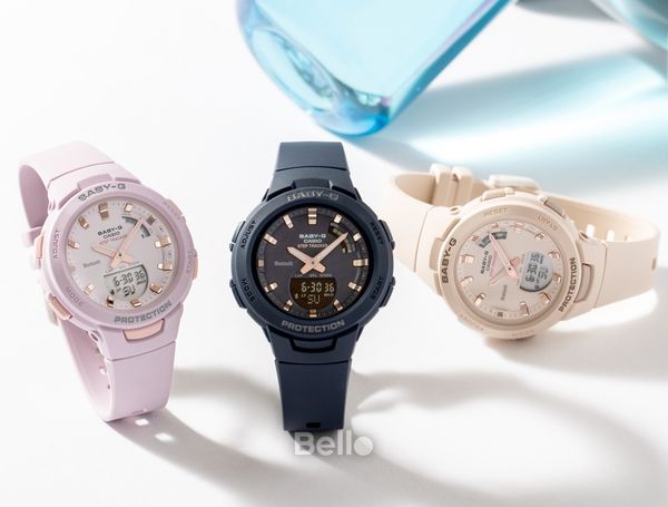 Casio Baby-G BSA-B100-7A - Uy tín từ 2009, Tem vàng chống giả, Bảo hành 5 năm, Pin miễn phí trọn đời 