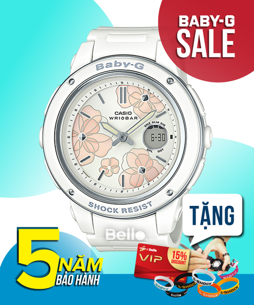  Casio Baby-G BGA-150FL-7A - Uy tín từ 2009, Tem vàng chống giả, Bảo hành 5 năm, Pin miễn phí trọn đời 