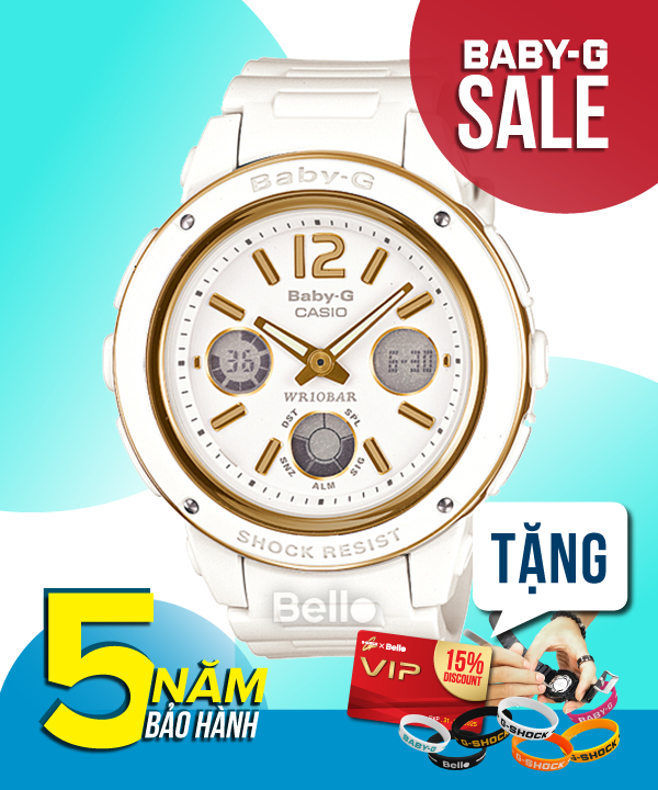  [Pin Miễn Phí Trọn Đời] BGA-151-7B - Đồng hồ Casio Baby-G - Tem Vàng Chống Giả 