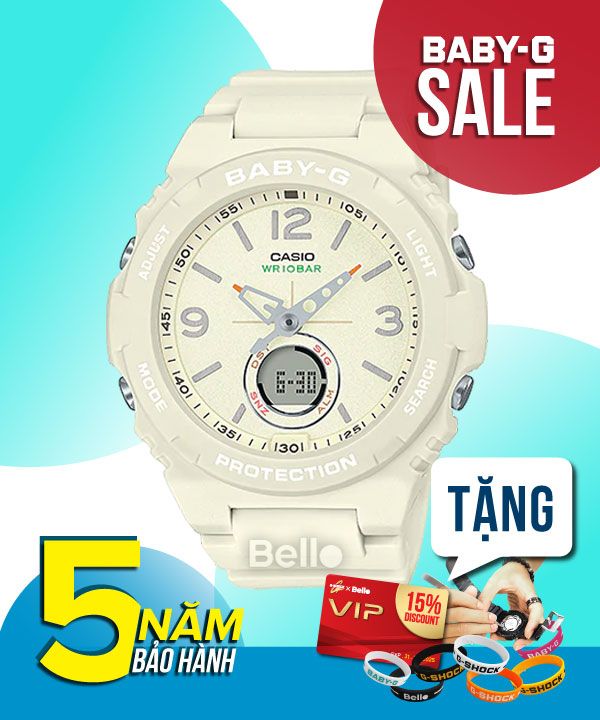  [Pin Miễn Phí Trọn Đời] BGA-260-7A - Đồng hồ Casio Baby-G - Tem Vàng Chống Giả 