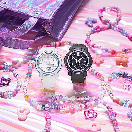  [Pin Miễn Phí Trọn Đời] BGA-290DR-7A - Đồng hồ Casio Baby-G - Tem Vàng Chống Giả 