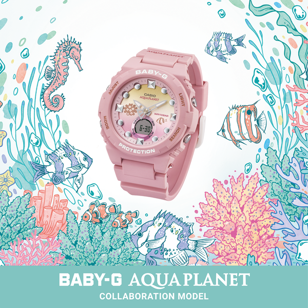  [LIMITED] Casio Baby-G BGA-320AQ-4A - Uy tín từ 2009, Tem vàng chống giả, Bảo hành 5 năm, Pin miễn phí trọn đời 