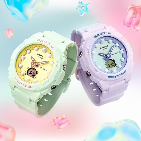  Casio Baby-G BGA-320FH-3ADR - Uy tín từ 2009, Tem vàng chống giả, Bảo hành 5 năm, Pin miễn phí trọn đời 