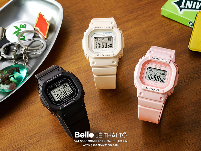  [Pin Miễn Phí Trọn Đời] BGD-560-1 - Đồng hồ Casio Baby-G - Tem Vàng Chống Giả 