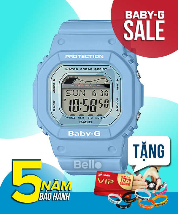  [Pin Miễn Phí Trọn Đời] BLX-560-2 - Đồng hồ Casio Baby-G - Tem Vàng Chống Giả 