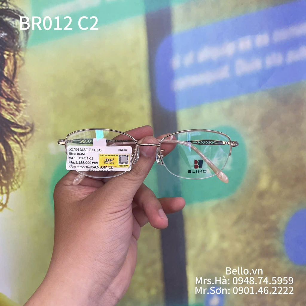  Gọng Kính Blino BR012 chính hãng GIÁ TỐT LIÊN HỆ 0948.74.5959 (Mrs.Hà) 