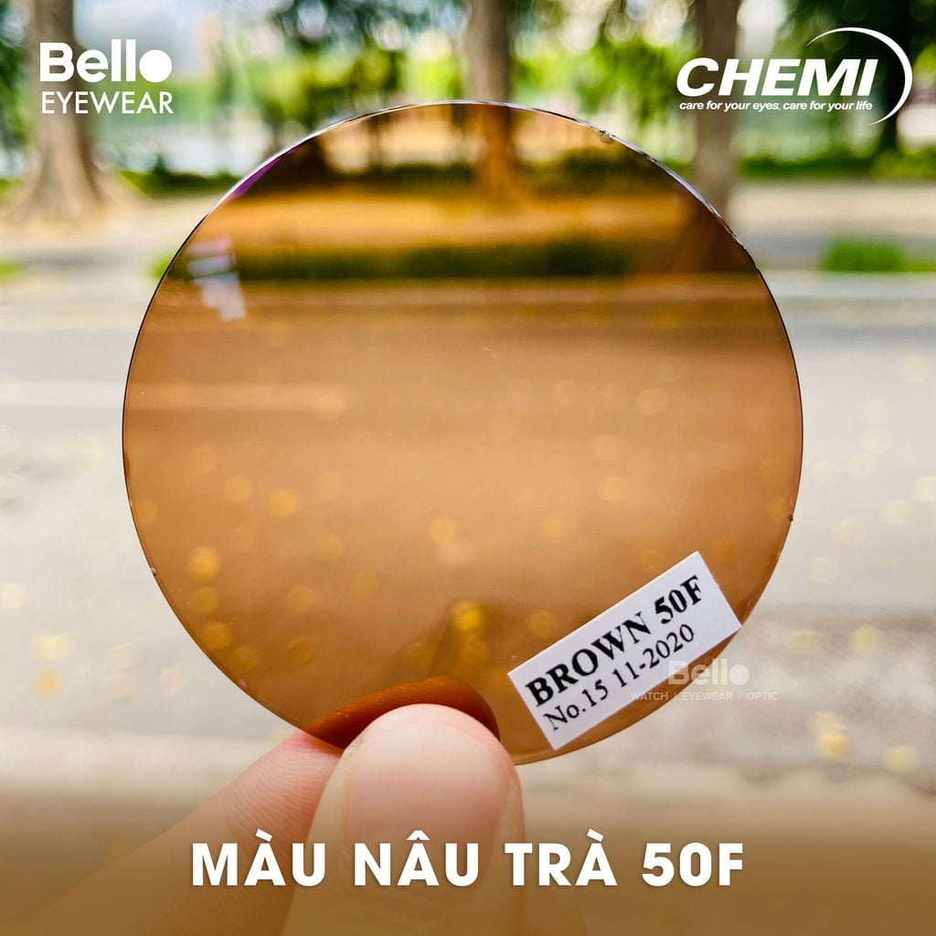  Chemi Crystal U2 Màu Nâu Trà 50F 