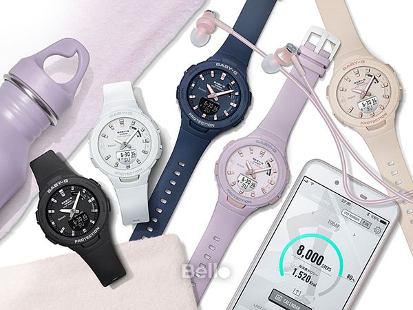  Casio Baby-G BSA-B100-1A - Uy tín từ 2009, Tem vàng chống giả, Bảo hành 5 năm, Pin miễn phí trọn đời 