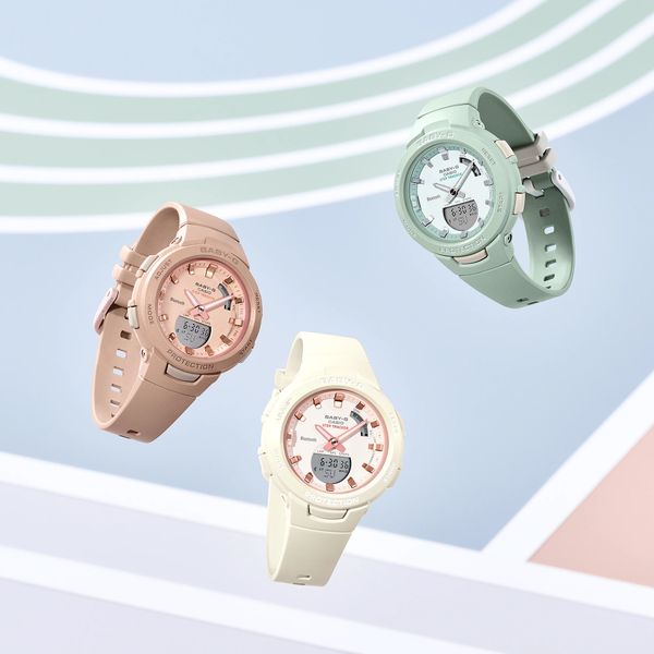  Casio Baby-G BSA-B100CS-4A - Uy tín từ 2009, Tem vàng chống giả, Bảo hành 5 năm, Pin miễn phí trọn đời 