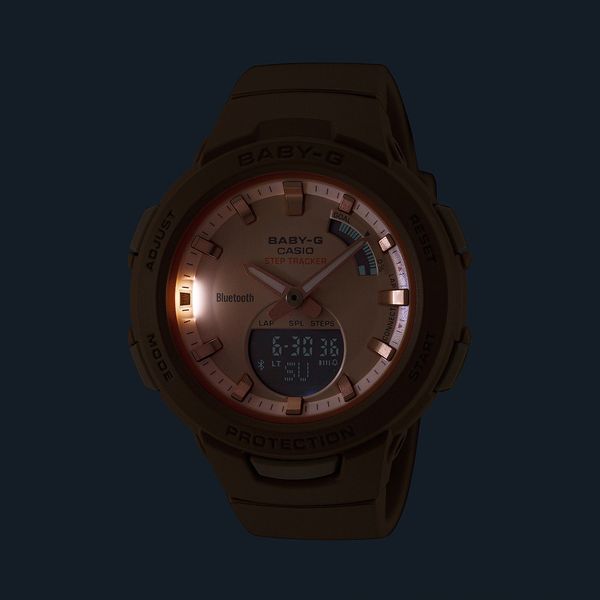  Casio Baby-G BSA-B100CS-4A - Uy tín từ 2009, Tem vàng chống giả, Bảo hành 5 năm, Pin miễn phí trọn đời 