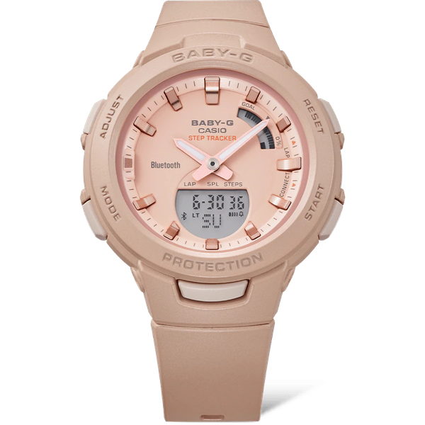 Casio Baby-G BSA-B100CS-4A - Uy tín từ 2009, Tem vàng chống giả, Bảo hành 5 năm, Pin miễn phí trọn đời 