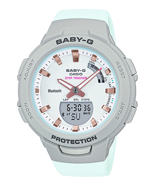  [Pin Miễn Phí Trọn Đời] BSA-B100MC-8A - Đồng hồ Casio Baby-G - Tem Vàng Chống Giả 