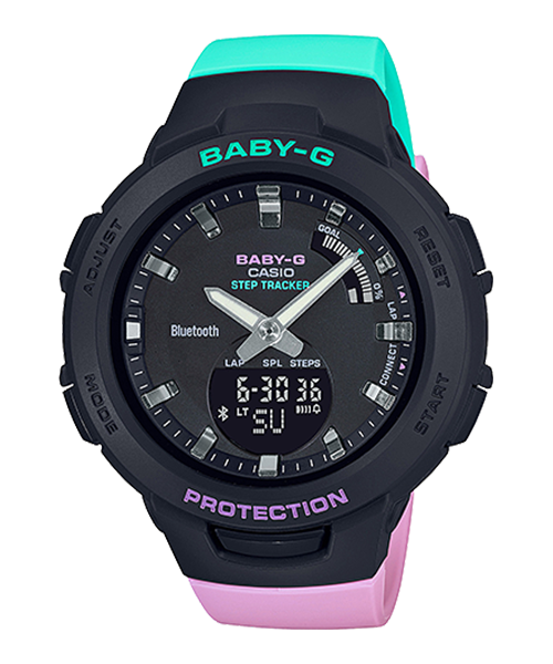  [Pin Miễn Phí Trọn Đời] BSA-B100MT-1A - Đồng hồ Casio Baby-G - Tem Vàng Chống Giả 