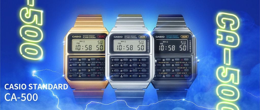  [Pin Miễn Phí Trọn Đời] CA-500WEG-1A - Đồng hồ Casio - Tem Vàng Chống Giả 