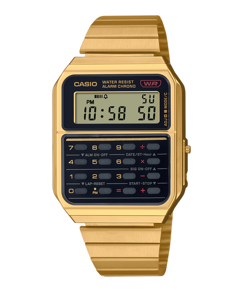  Casio CA-500WEG-1A - Uy tín từ 2009, Tem vàng chống giả, Bảo hành 1 năm, Pin miễn phí trọn đời 