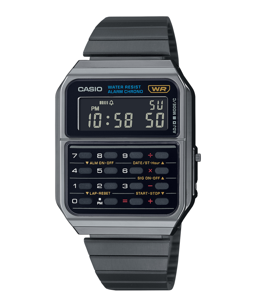  [Pin Miễn Phí Trọn Đời] CA-500WEGG-1B - Đồng hồ Casio - Tem Vàng Chống Giả 