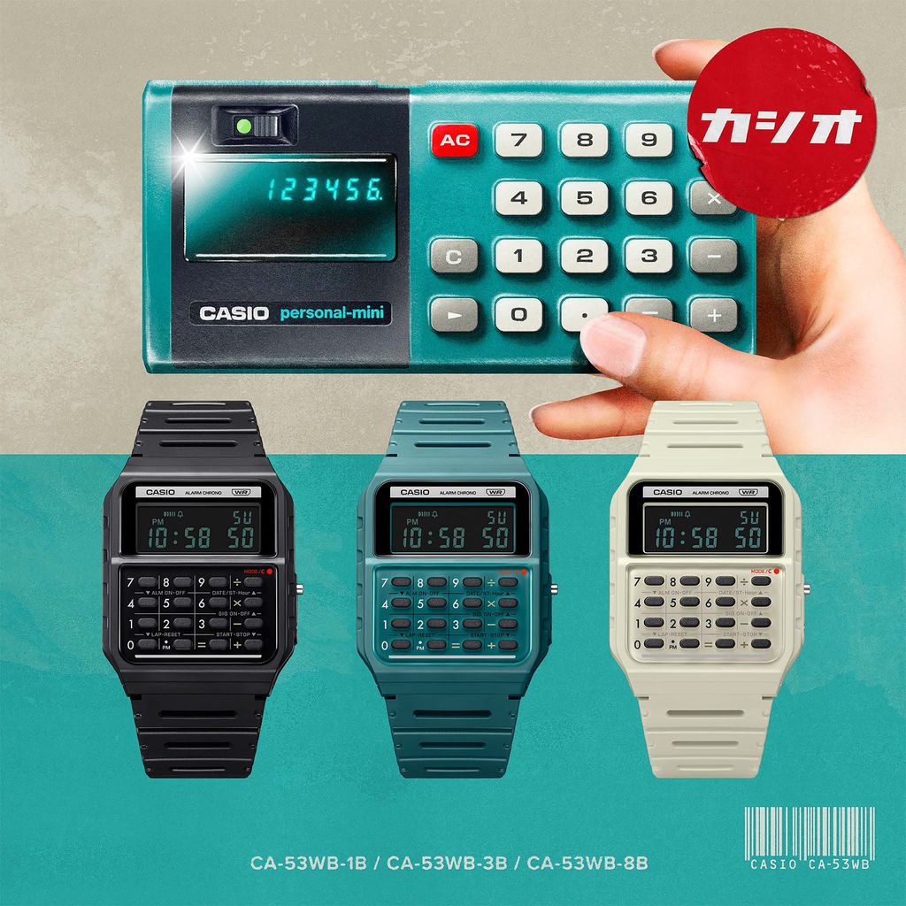  Casio CA-53WB-1B - Uy tín từ 2009, Tem vàng chống giả, Bảo hành 1 năm, Pin miễn phí trọn đời 