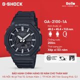  Casio G-Shock Casio Casio G-Shock GA-2100-1ADR - Uy tín từ 2009, tem vàng chống giả, bảo hành 5 năm, pin miễn phí trọn đời 