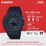  Casio G-Shock GA-2100-1A2 - Uy tín từ 2009, Tem vàng chống giả, Bảo hành 5 năm, Pin miễn phí trọn đời 