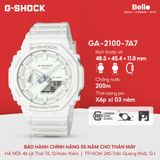  Casio G-Shock GA-2100-7A7 - Uy tín từ 2009, Tem vàng chống giả, Bảo hành 5 năm, Pin miễn phí trọn đời 