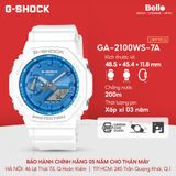  [LIMITED] Casio G-Shock GA-2100WS-7ADR - Uy tín từ 2009, Tem vàng chống giả, Bảo hành 5 năm, Pin miễn phí trọn đời 