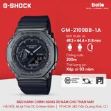  Casio G-Shock GM-2100BB-1ADR - Uy tín từ 2009, Tem vàng chống giả, Bảo hành 5 năm, Pin miễn phí trọn đời 