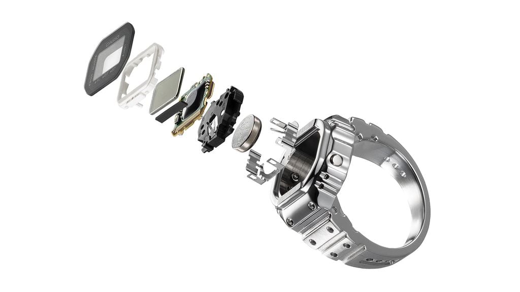  [LIMITED] Nhẫn Đồng hồ Casio CRW-001-1DR - Kỉ niệm 50 năm ra đời đồng hồ Casio - Duy nhất 1 chiếc tại Bello HN 