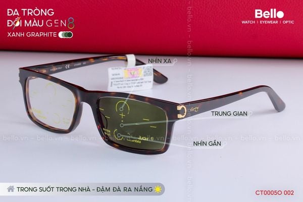  Gọng Kính Cartier CT0005O 005 - Tặng kèm tròng kính Essilor Pháp, Liên hệ giá tốt Mrs.Hà 0948.74.5959 