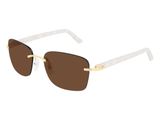  Kính Mát Cartier CT0034RS 001 - Tặng kèm tròng kính Essilor Pháp, Liên hệ giá tốt Mrs.Hà 0948.74.5959 