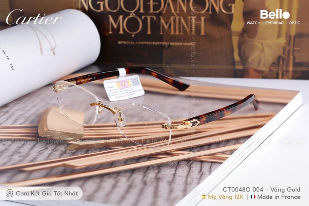  Gọng Kính Cartier CT0048O 004 - LH tư vấn: Mrs.Hà 0948.74.5959 